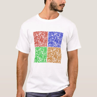 Wimmelnde Biene Farbe T-Shirt