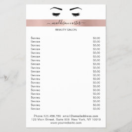 Wimpern Augenbrauen Flyer