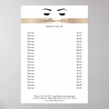 Wimpern Augenbrauen Poster