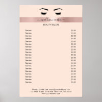 Wimpern Augenbrauen Poster