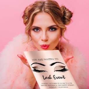 Wimpern Make-up Schönheitsbehandlung Veranstaltung Poster