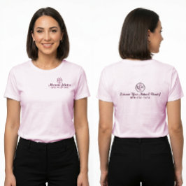 Wimpern-Makeup-Artist Custom-Logo-Branding T-Shirt