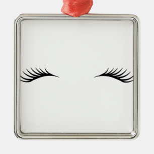 Wimpern Ornament Aus Metall