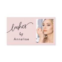 Wimpern Röte Pink Schrift Soziales Icon QR-Code Fo