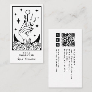 Wimpern-Tech-Tarot-Geschäftskarte Visitenkarte