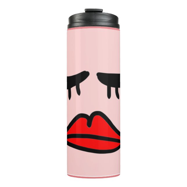 Wimpern Thermosbecher (Vorderseite)