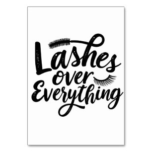 Wimpern Über Alles Eye Liner Make-up Mädchen Tischnummer