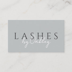 Wimperntechnikerin Gray Visitenkarte