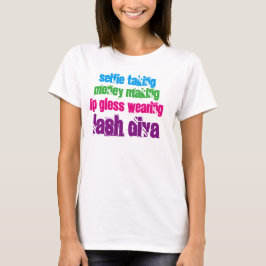 Wimperntuschen-Peitschen-Diva T-Shirt