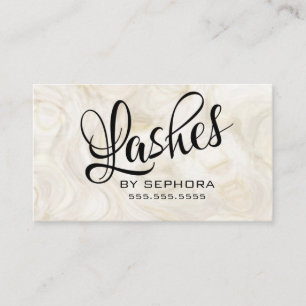Wimpernverlängerung Beauty Consultant Expert Visitenkarte