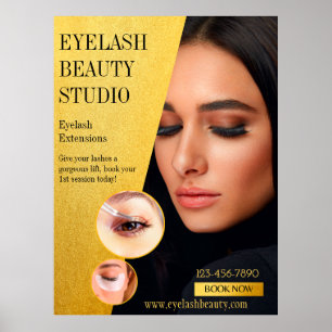 Wimpernverlängerung Studio Extra Large Poster anpa