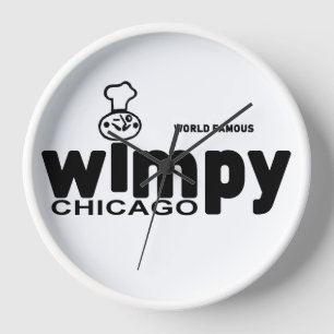 Wimpy Grills Restaurants, Chicago, Illinois Uhr