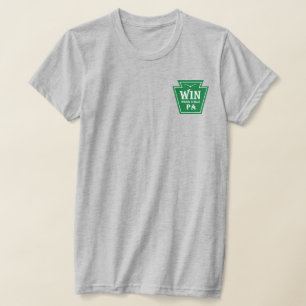 WIN Damen Logo T-Shirt mit QR-Code