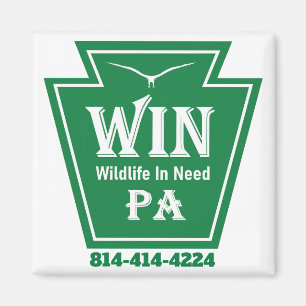 WIN LOGO Kühlschrankmagnet Magnet