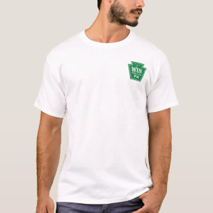 WIN Logo T-Shirt mit QR-Code auf der Rückseite