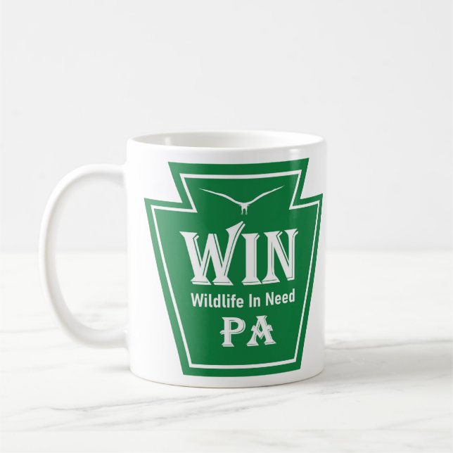WIN Logo-Tasse Kaffeetasse (Links)