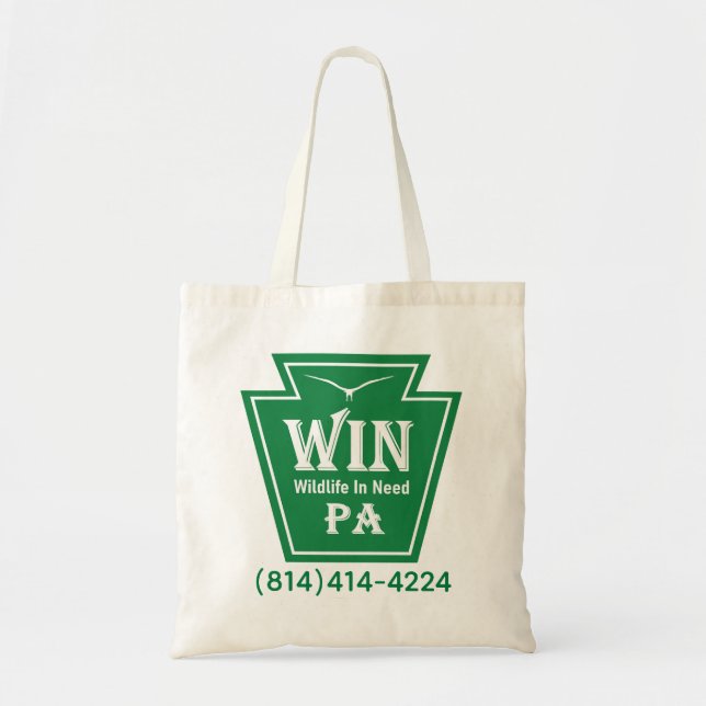 WIN logo tote Tragetasche (Vorne)