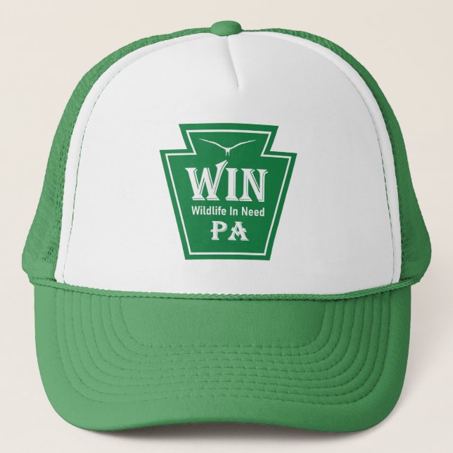WIN Logo Trucker-Mütze Truckerkappe (Vorderseite)