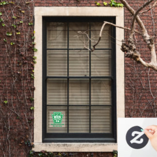 WIN Logo Window Cling Fensteraufkleber