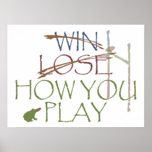 Win-Lose-How Sie spielen Poster