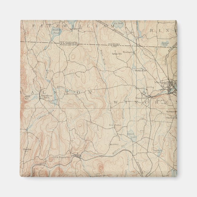 Winchendon, Massachusetts Magnet (Vorne)