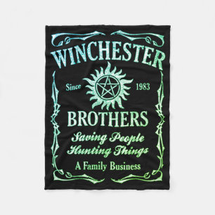 Winchester Brothers Seit 1983 ( Leafgreen ) Fleecedecke