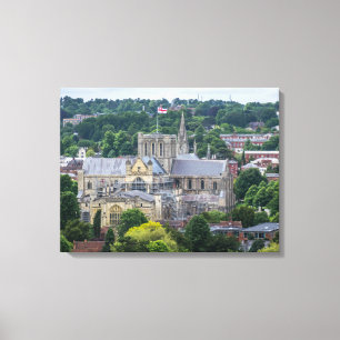 Winchester Cathedral View Leinwand