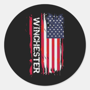 Winchester City Runder Aufkleber