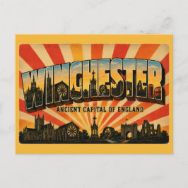Winchester England Antike Hauptstadt Kathedralenst Postkarte