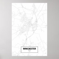 Winchester, England (schwarz auf weiß)