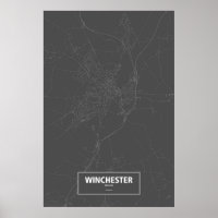 Winchester, England (schwarz weiß)