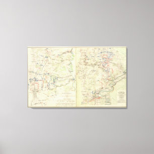 Winchester, Fishers Hügel, Cedar Creek Leinwanddruck