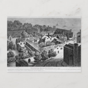 Winchester House, Southwark in etwa 1649 Postkarte