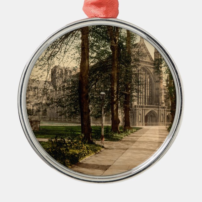 Winchester-Kathedrale, Hampshire, England Silbernes Ornament (Vorne)