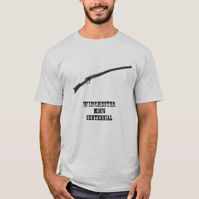 Winchester Model 1876 Rifle T-Shirt (Vorderseite)