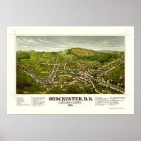 Winchester, NH Panoramic Map - 1887