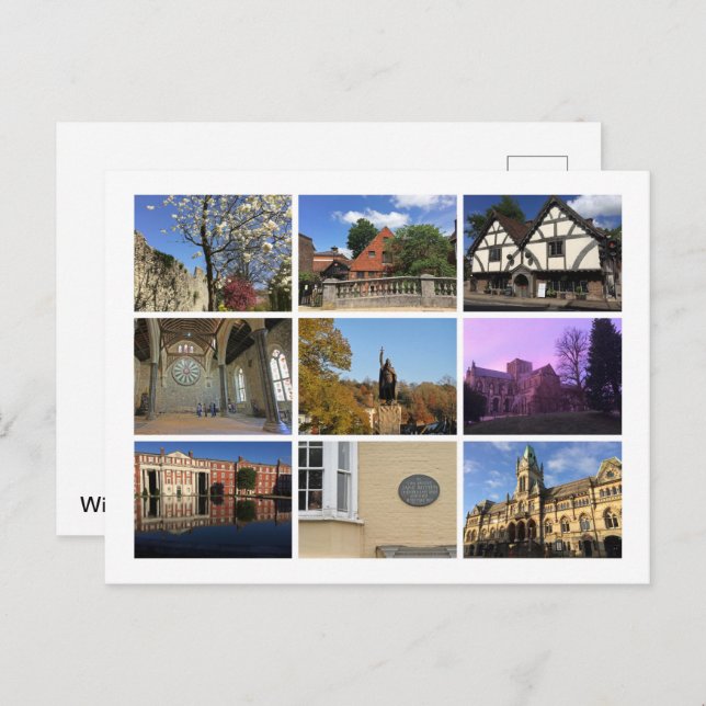 Winchester Postkarte (Vorne/Hinten)