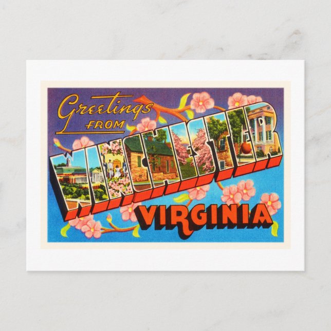 Winchester Virginia VA Old Vintage Travel Postcard Postkarte (Vorderseite)