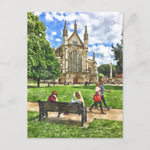 Winchester Watercolor-Style Postkarte
