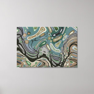 Wind - abstrakte Kunst-Leinwand Leinwanddruck