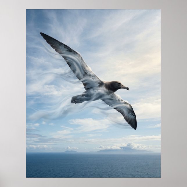Wind Albatross Endless Ocean Poster (Vorne)