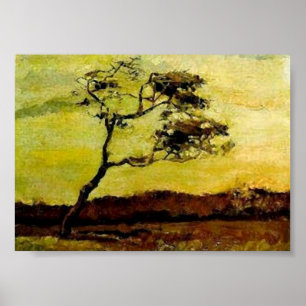 Wind-Beaten Tree (F10) Van Gogh Fine Art Poster