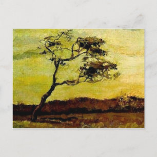 Wind-Beaten Tree (F10) Van Gogh Fine Art Postkarte