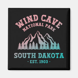 Wind Cave Nationalpark Süd Dakota Magnet