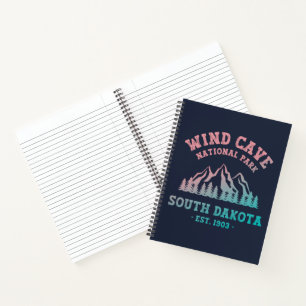 Wind Cave Nationalpark Süd Dakota Notizbuch