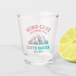 Wind Cave Nationalpark Süd Dakota Schnapsglas