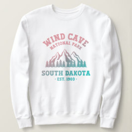 Wind Cave Nationalpark Süd Dakota Sweatshirt