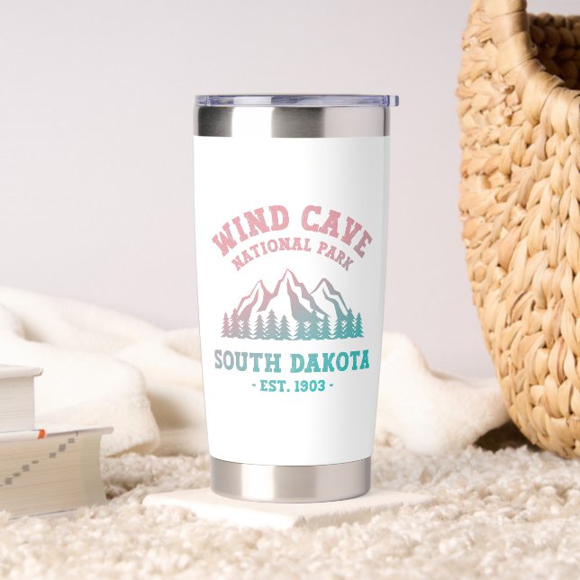 Wind Cave Nationalpark Süd Dakota Thermobecher (Wohnzimmer)