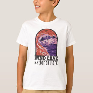 Wind Cave Nationalpark Süd Dakota Vintag T-Shirt
