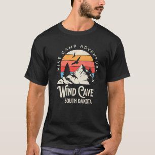 Wind Cave Süd Dakota Wandern neben dem Wasser T-Shirt